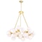 Cwi Lighting Arya 25 Light Chandelier With Satin Gold Finish 1020P26-25-602 - alternate 1